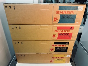 SHARP シャープ トナーカートリッジ AR-C26TB-W/AR-C26TC/AR-C26TM/AR-C26TY 4色セット 未使用品です