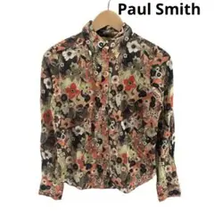 ポールスミス 総花柄ドレスシャツ 40 レディース Paul Smith