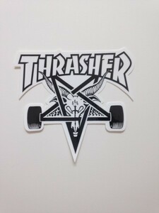 Thrasher ステッカー　SK8Goat ホワイト