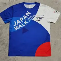 JAPAN WALK in TOKYO 2019 Tシャツ　L　青　赤　白