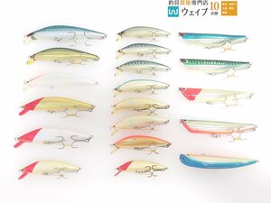 タックルハウス K-TEN ブルーオーシャン リップルポッパー 115・ミノー CGカスタム 120 等計19個中古