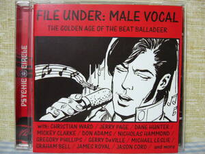 【CD】V.A. / FILE UNDER:MALE VOCAL～THE GOLDEN AGE OF THE BEAT BALLADEER　Christian Ward Jerry Page Dane Hunter Mickey Clarke UK