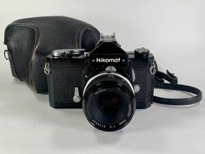 【動作品】Nikon Nikomat FTN /NEW NIKKOR 50mm f2ニコン ブラック 一眼レフカメラ