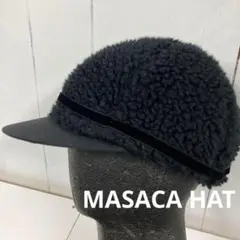 MASACA HAT マサカハット　ボアキャップ　ブラック