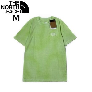 1円～!売切!【正規新品】THE NORTH FACE SHORT SLEEVE DYE TEE 半袖 Tシャツ US限定 後染め キャンプ 男女兼用(M)緑 タイダイ柄 180902-5