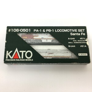 ○【同梱B】【中古】KATO Nゲージ 106-0501 PA-1 PB-1 Locomotive SET Santa Fe 2両セット 現状品