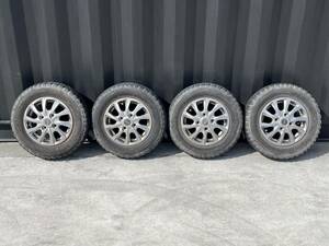 a68 中古 BALMINUM 4J×12インチ BRIDGESTONE 145 R12 アルミタイヤ 4本