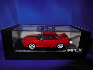 1/43　入手困難　250個限定　APEX　日産　R32　GT-R　GROUP A RACING　Gr.A　MCRレッド