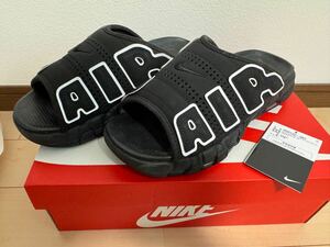 NIKE Air More Uptempo Slide 27.0cm black ナイキエアモアアップテンポスライド US9 黒