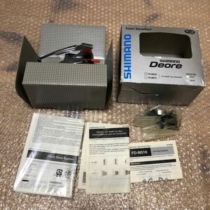 【281未使用】 シマノ SIMANO ディオーレ Deoer フロントディレイラー FD-M530 66-69° バンドアダプタ付き