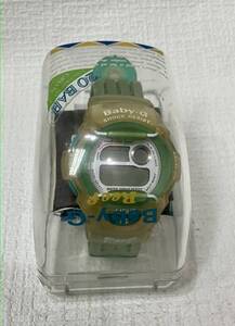 CASIO カシオ / Baby-G ベイビージー ● 腕時計 / ウォッチ ● ケース・説明書・電池付 ● 当時￥13000 ● ディープ シー グリーン