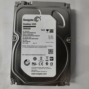 「67」Seagate HDD 3TB ST3000DM001 SATA 3.5インチ 使用時間4h