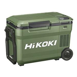 ★送料無料 HiKOKI(ハイコーキ) 14.4/18V コードレス冷温庫 3電源対応 コンプレッサ式 18℃ー60℃ 17段階冷蔵冷凍同時設定可能 蓄電池1個付