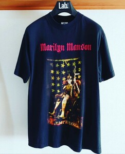 ☆19800→12800.☆Marilyn Manson マリリンマンソン Tシャツ.Holy Wood.ヴィンテージ ロックTシャツ. 