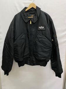 20241220【ALPHA INDUSTRIES】アルファインダストリーズ CWU-45/P フライトジャケット XL ブルゾン キルティング 中綿 2030-401