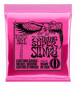 ★ERNIE BALL 2623 [09-52] 7 STRING SUPER SLINKY 7弦 ギター弦★新品送料込/メール便