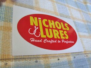 ニコルズ・ルアーズ Nichols Lures /ステッカー/シール/ ※ ヤフーショッピングストア/レア物商会・健美堂でも大量出品中!