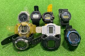 □29-60 ジャンク CASIO G-SHOCK 腕時計 9点 まとめて メンズ アナログ デジタル カシオ Gショック SHOCK RESIST 【動作未確認】