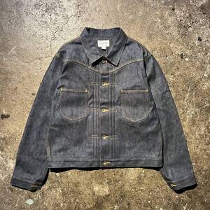 The Blurred CLOTHING BLD063 14oz DENIM BLOUSE ブラードクロージング デニムジャケット ブルゾン 岡山赤耳デニム プリーツ 