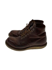 RED WING◆レースアップブーツ/25cm/BRW/レザー/9111