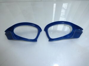 処分価格!★オークリー ジュリエット用 サイドブラインダー Replacement Side Blinders for-Oakley Juliet Frame NAVY 新品 OAKLEY