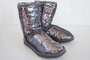 UGG* 23cm / US6 * 3161/CLASSIC SHORT SPARKLES/クラシックショートスパークルズ スパンコール　ブーツ　靴