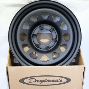 DAYTONAS D/S マットブラック17-8.0J+20 6/139.7 ホイール4本セット ハイラックス サーフ ランドクルーザープラド FJクルーザー