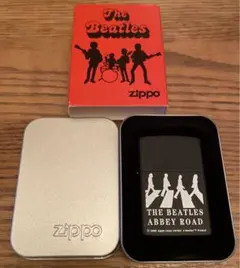 【未使用★新品】The Beatles Zippoライター マッドブラック