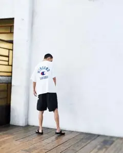 Champion x WIND AND SEA ショートスリーブラグランTシャツ