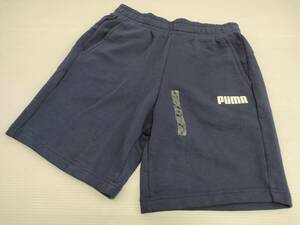 【再値下げ！即決！タグ付き！未使用！】★PUMA/プーマ★ハーフパンツ レディース レギュラーフィット ウエストゴム ネイビー サイズS