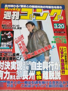 週刊ゴング 1987.3 No.145/長州力/マサ斎藤/ライオネス飛鳥/長与千種/ブル中野/ロード・ウォリアー・ホーク/プロレス/雑誌/B3233636