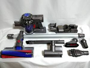 【分解洗浄・通常19分可動】dyson ダイソン Dyson Fluffy V6 DC74 コードレスクリーナー サイクロン式掃除機 新年大掃除