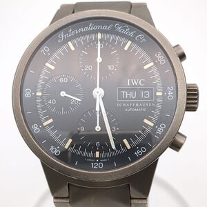 OH済　IWC　シャフハウゼン　GSTクロノグラフ　チタン　IW370703　Cal.7922　自動巻き　メンズ　腕時計　中古　◆3111/藤枝インター店