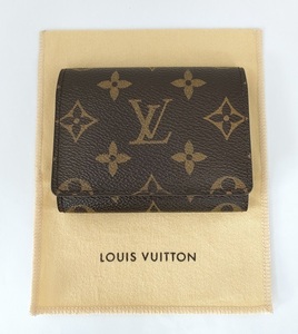 ルイヴィトン 名刺入れ M62920 カードケース Louis Vuitton マチ付き ブラウン モノグラム アンヴェロップ・カルト ドゥ ヴィジット