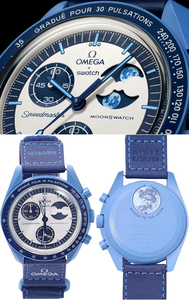 ■希少限定品■新品未使用完品■送料無料■スーパーブルー・ムーン /Swatch OMEGA Mission to The Super Blue Moonphase　スウォッチ