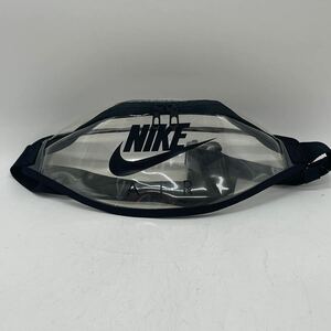 ★BN1969●NIKE ナイキ AIR ウエストバッグ ウエストポーチ ボディバッグ クリアバッグ ビニール 