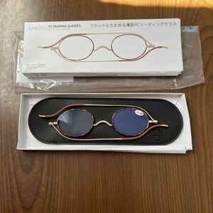 609p1333☆ [SHIORI] 老眼鏡 薄型リーディンググラス SI-09 オーバル ブルーライトカット UVカット 鯖江メーカー企画