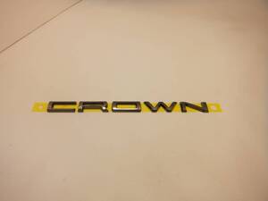 トヨタ クラウン(TZSH35)ドアネーム CROWN グレー