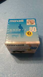 未開封 新品 ミニディスク MAXELL BURARI 80分 10本 PACk! 