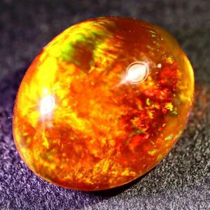 最高品質&遊色抜群!!2.680ct 天然ファイアオパール メキシコ産＜裸石 ルース ファイヤーオパール fire opal 宝石 jewelry 天然 natural＞