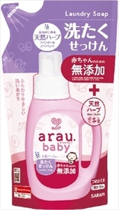 まとめ得 アラウベビー 洗たくせっけん詰替720ML サラヤ 衣料用洗剤・自然派 x [8個] /h