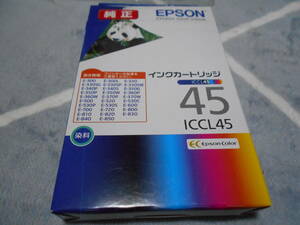 新品エプソン純正インクカートリッジ　ICCL45　期限2024・11月　　＜10＞