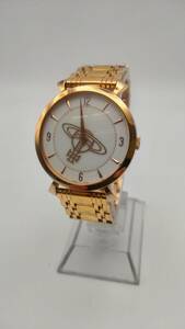 #12020 Vivienne Westwood ヴィヴィアンウエストウッド VW-7743 クォーツ腕時計 稼働品