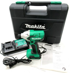 1000円スタート 電動工具 makita マキタ 充電式インパクトドライバ M697D 正逆転両用 DIY用品 作業 ケース付 通電確認済み WHO KK①209