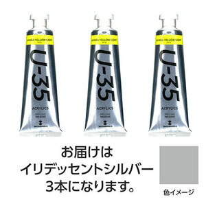 まとめ得 ターナー色彩 U35 イリデッセントシルバー60ml 3個 TURNER108787 x [2個] /l