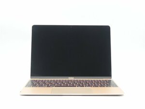 中古　Macbook 　A1534　ゴールド　マザーボード欠品 　通電しません　　本体止めネジ欠品 　詳細不明　ノートPCパソコン　ジャンク品　