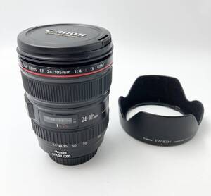 ☆カメラレンズ☆ ◆美品◆　Canon　キャノン　ZOOM　LENS　EF　24-105ｍｍ　1:4　Ｌ　IS　USM