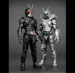 ジャンボソフビフィギュア　仮面ライダーBLACK SUN　対決セット