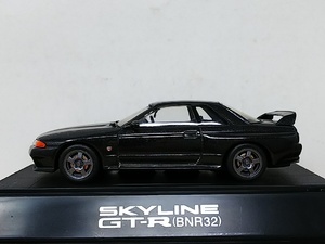 ■ DISK KONEディスクコーン エブロ製 1/43 NISSAN SKYLINE GT-R (BNR32) ブラックパール 日産スカイライン モデルミニカー