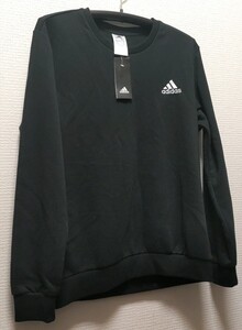 adidas アディダス メンズ スウェット Lサイズ ブラック トップス　トレーナー